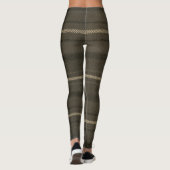 Leggings Tartan de Fêtes Éclatant (Dos)