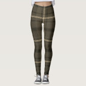 Leggings Tartan de Fêtes Éclatant (Devant)