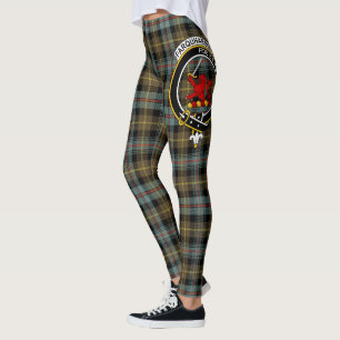 Leggings Tartan de la crête altérée du clan Farquharson de 