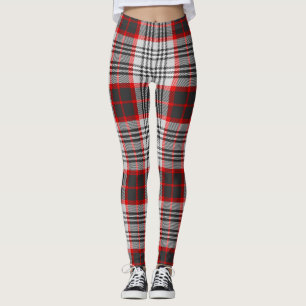 Leggings Tartan de la ville d'Édimbourg a fait un plaid gri