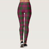 Leggings Tartan écossais de Crawford de clan (Dos)