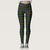 Leggings Tartan écossais de MacRae de clan (Devant)