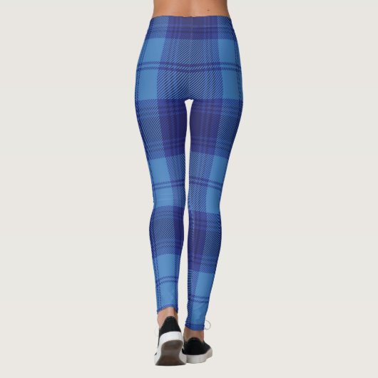 Leggings tartan mauve mackenzie noël écossais écossais (Dos)