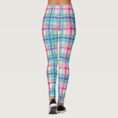 Leggings Tartan, motif de plaid (Dos)