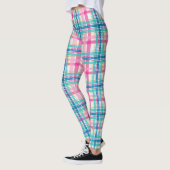Leggings Tartan, motif de plaid (Gauche)