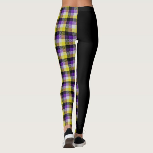 Leggings Tartan non binaire (Dos)