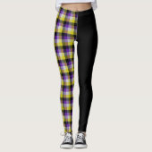 Leggings Tartan non binaire (Devant)
