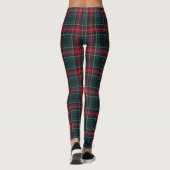 Leggings Tartan Plaid écossais Motif (Dos)