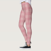Leggings Tartan rose Dusty Motif (Gauche)