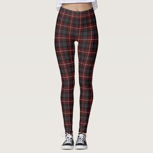 Leggings Tartan rouge de Fraser (Devant)