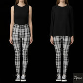 Leggings Tartan Twist