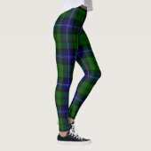 Leggings tartan Urquhart bleu vert plaid (Droite)