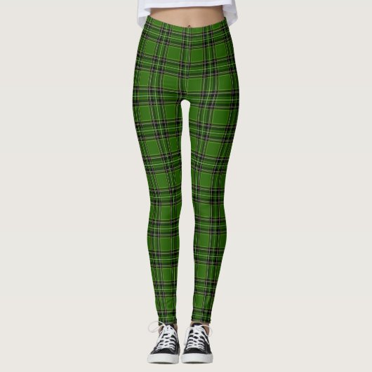 Leggings Tartan Vert (Devant)
