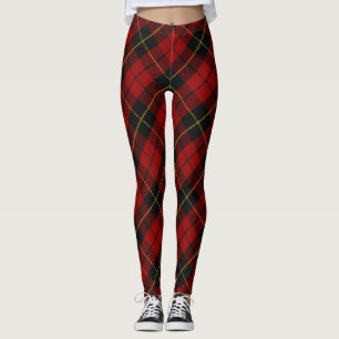 Leggings Tartan Wallace Clan Écossais Plaid