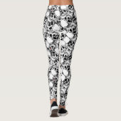 Leggings Tas de crânes Red Eye ID222 (Dos)