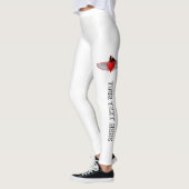 Leggings tatouage cardiaque ailé (Gauche)