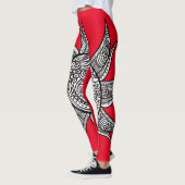Leggings Tatouage de henné Sun Thunder_Cove (Gauche)