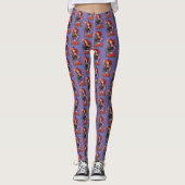 Leggings Tatouages de femme rousse (Devant)