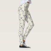Leggings Tatouages Nautiques Ancien Voilier Motivés (Droite)