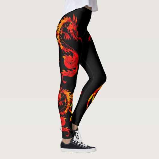 Leggings Tattoo de Red Fire (Droite)