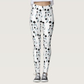 Leggings Tattoo style noir Thunder_Cove (Devant)