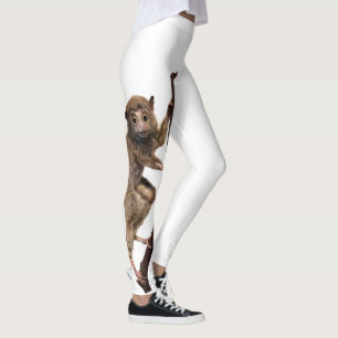 Leggings Taxidermie surprenante drôle Lémur Singe Créature