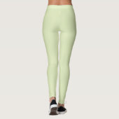 Leggings Tea vert Solide couleur blanche (Dos)