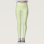 Leggings Tea vert Solide couleur blanche<br><div class="desc">Tea vert solide couleur vierge est un vert clair avec toon de terre. Couleur colorée qui le rend adapté à de nombreux designs et couleurs solides. Couleur joyeuse avec inspiration et bonheur. Hex# E1EDBD</div>