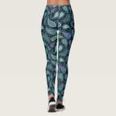 Leggings Teal bleu (Dos)