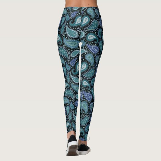 Leggings Teal bleu (Dos)