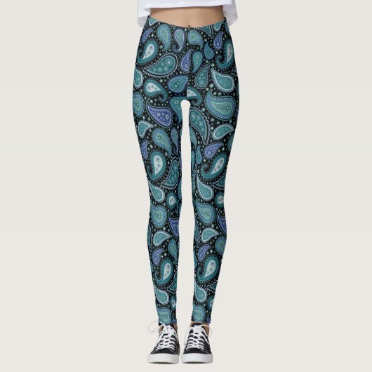 Leggings Teal bleu (Devant)