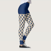 Leggings Team Baseball avec faux short bleu (Droite)