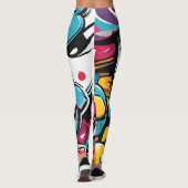 Leggings Technologie Pulse Digital Circuit Leging (Dos)