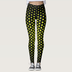 Leggings Technologie verte point noir fond