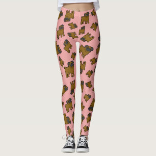 Leggings Teckels #6 Rose
