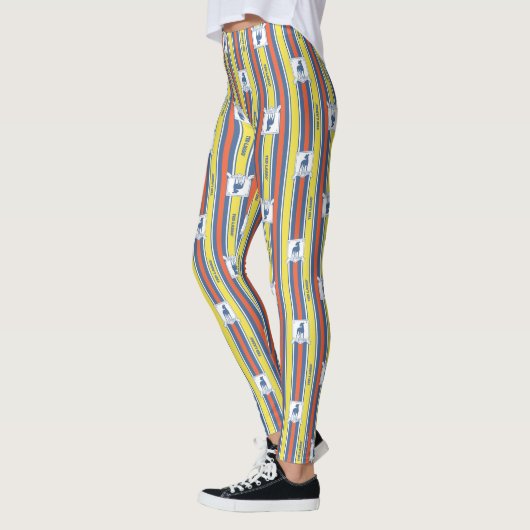 Leggings Ted Lasso | AFC Richmond Logo Motif de bande (Gauche)