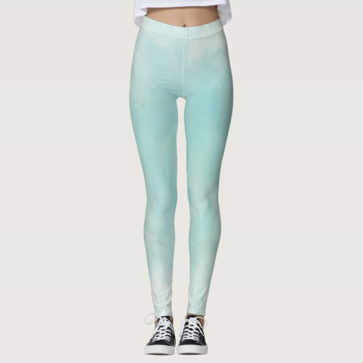 Leggings Tee de Mint Aqua (Devant)