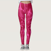 Leggings teint Cravate rose (Devant)