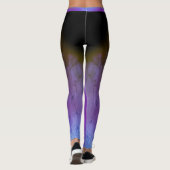 Leggings teinte violette (Dos)