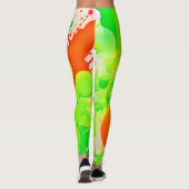 Leggings Teintes Vertes & Orange (Dos)