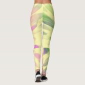 Leggings teinture à cravate rose vert et jaune (Dos)