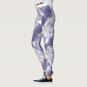 Leggings Teinture à Parties scintillant violet tendance (Gauche)