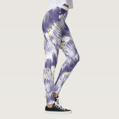 Leggings Teinture à Parties scintillant violet tendance (Droite)