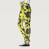 Leggings Teinture à tarte noire jaune (Gauche)