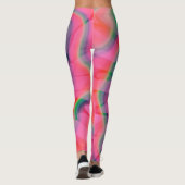 Leggings Teinture Cravate de pastèque (Dos)