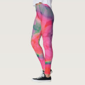 Leggings Teinture Cravate de pastèque (Gauche)