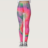 Leggings Teinture Cravate de pastèque (Devant)