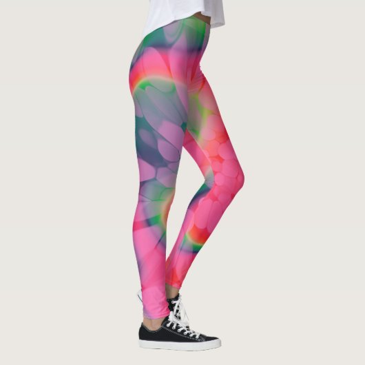 Leggings Teinture Cravate de pastèque (Droite)