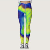 Leggings Teinture Cravate rétro (Devant)