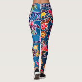 Leggings Teinture d'okinawaïen japonaise (Bingata) (Dos)